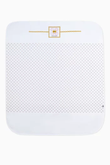 Logo Baby Blanket in Pima Cotton