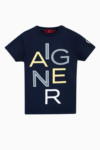 Logo-print T-shirt in Cotton