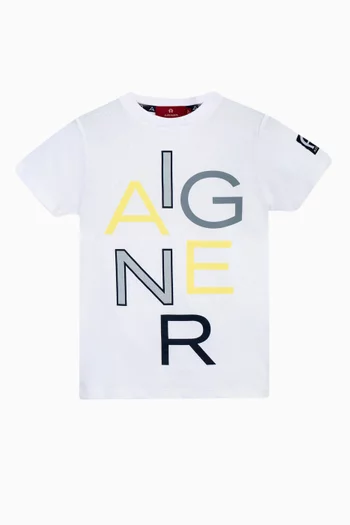 Logo-print T-shirt in Cotton