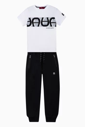 Logo T-shirt in Cotton-jersey