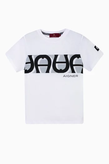 Logo T-shirt in Cotton-jersey
