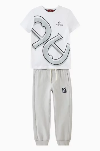 Graphic Logo-print T-shirt in Cotton