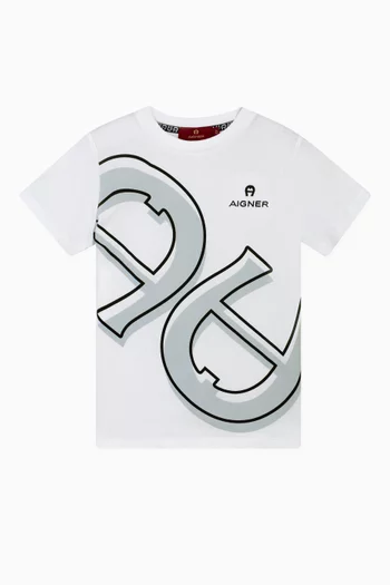 Graphic Logo-print T-shirt in Cotton