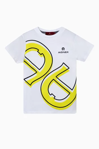 Graphic Logo-print T-shirt in Cotton