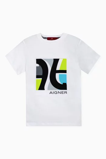 Graphic Logo T-shirt in Cotton
