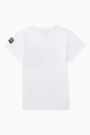 Two-tone Logo T-shirt in Cotton