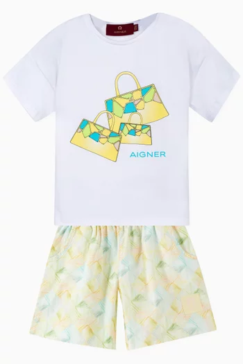 Handbag Graphic T-shirt in Cotton