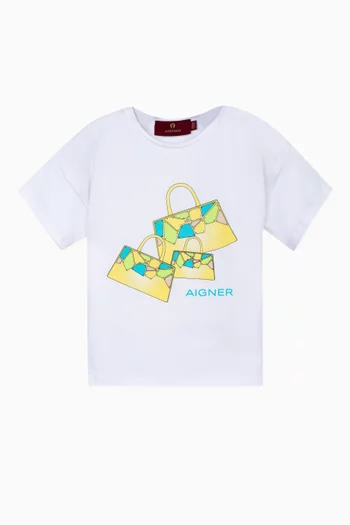 Handbag Graphic T-shirt in Cotton