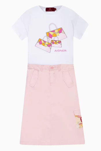 Handbag Graphic T-shirt in Cotton-jersey