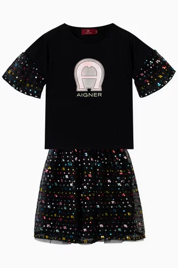 Sequins Skirt in Tulle
