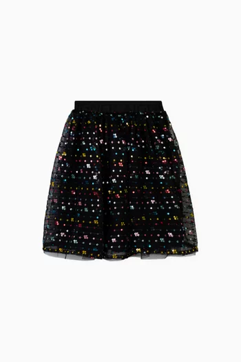 Sequins Skirt in Tulle