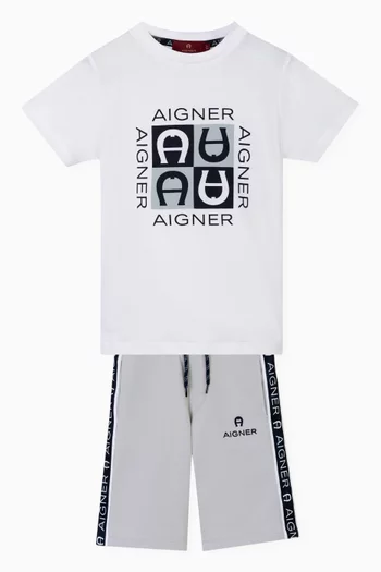 Logo-print T-shirt in Cotton-jersey