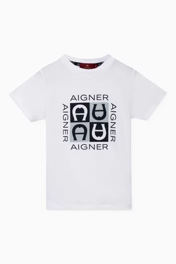 Logo-print T-shirt in Cotton-jersey