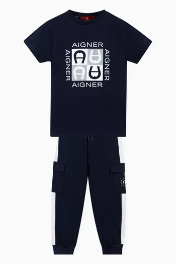 Logo-print T-shirt in Cotton-jersey