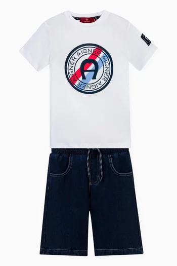 Circle logo T-shirt in Cotton