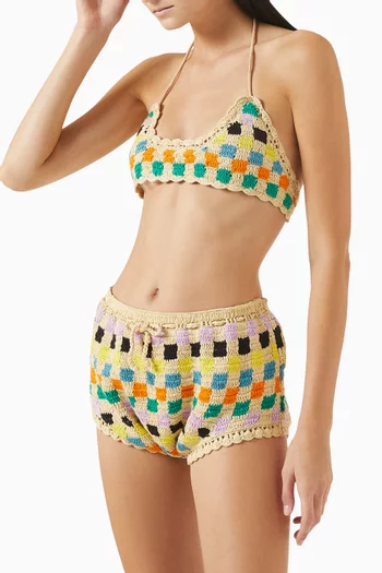 شورت كروشيه