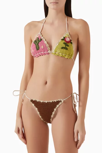 قطعة بيكيني سفلية كروشيه