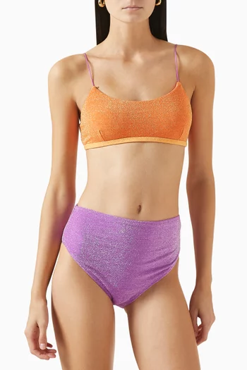 قطعة بيكيني علوية بتصميم قصير