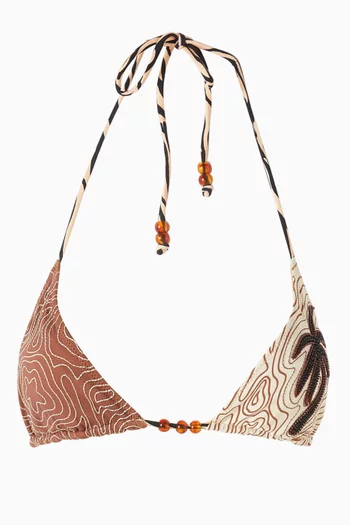 قطعة بيكيني علوية بتصميم مثلث