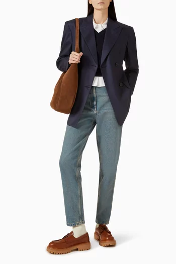 Double-breasted Blazer in Wool