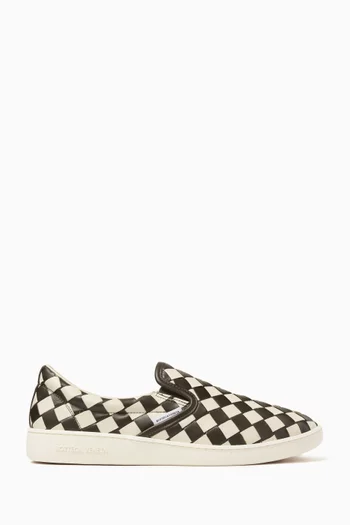 Sawyer Sneakers in Intrecciato Leather