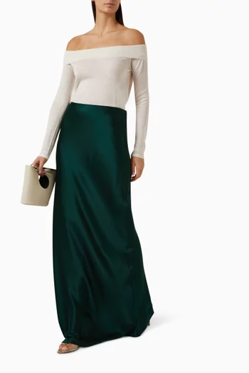 Off-shoulder Sweater in Cashmere