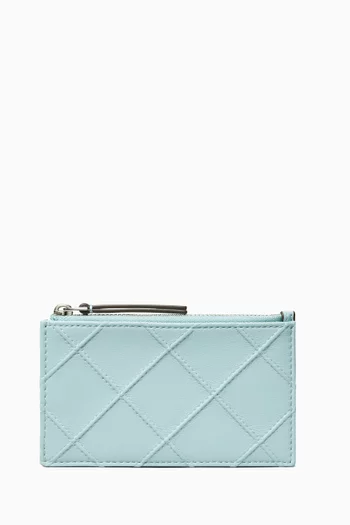 Fleming Soft Zip Card Case in Leather
