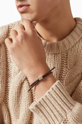 Stefano Bracelet in Woven Leather