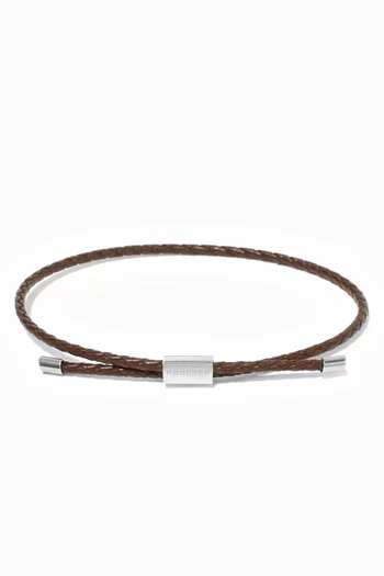 Stefano Bracelet in Woven Leather