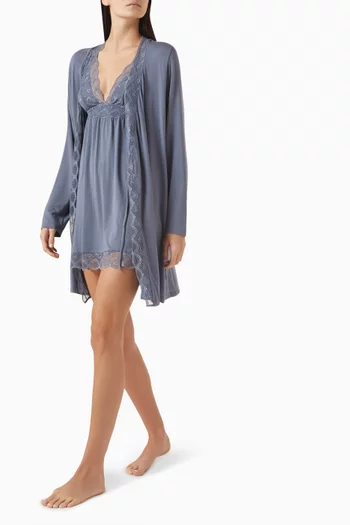 Georgina Short Robe in TENCEL™ Modal
