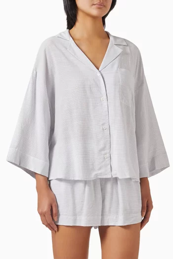 Nautico Short Pyjama Set in ECOVERO™ Viscose & Cotton