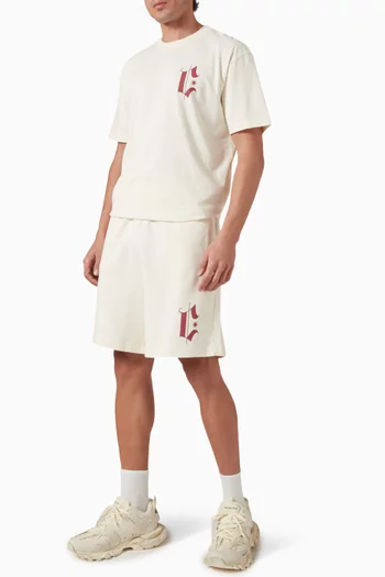 Headletter Sweatshorts in Cotton