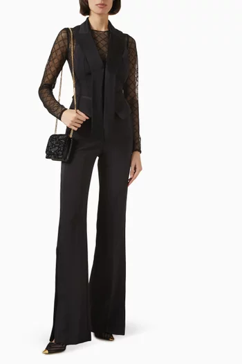 Tuxedo Pants in Crepe