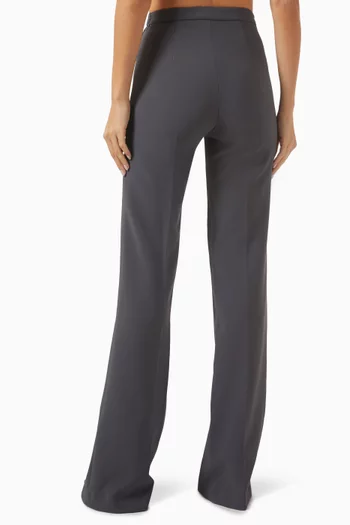Tailored Pants in Stretch Crêpe