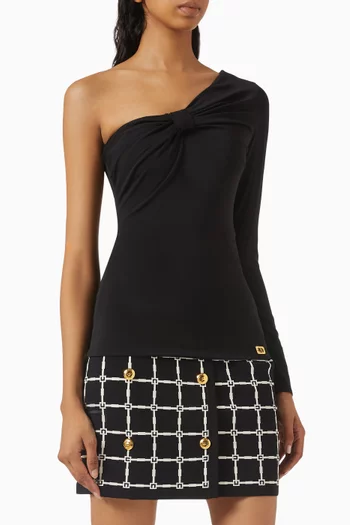 One-shoulder Top in Jersey