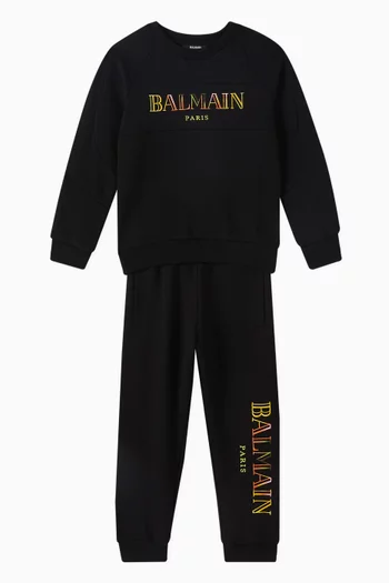 Logo Sweatpants in Cotton