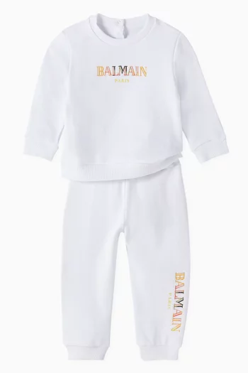 Logo Sweatpants in Cotton