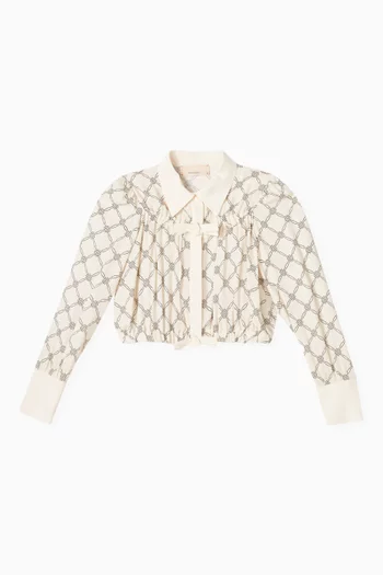 Bow Blouse in Georgette