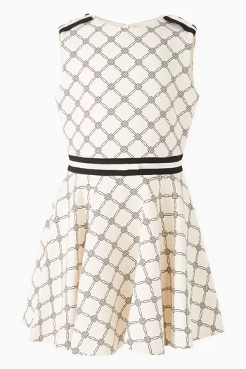 Logo Print Dress