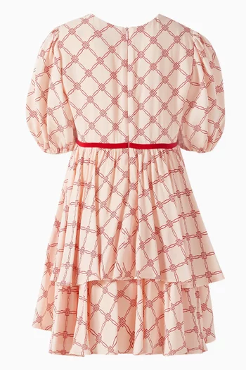 Logo Print Dress