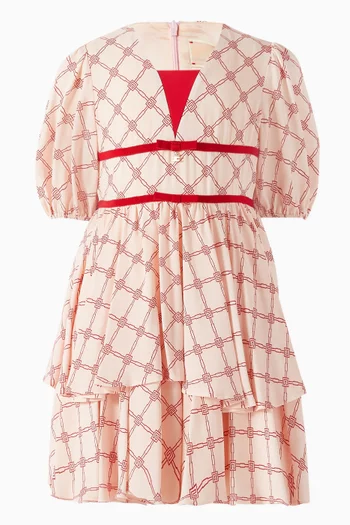 Logo Print Dress