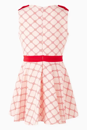 Logo Print Dress
