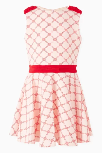 Logo Print Dress