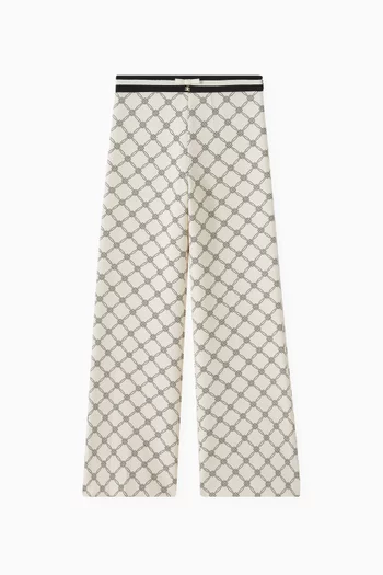 Monogram-print Pants