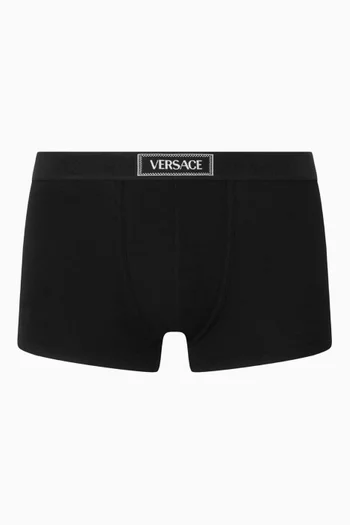 '90s Vintage Logo Boxer Briefs in Organic Cotton
