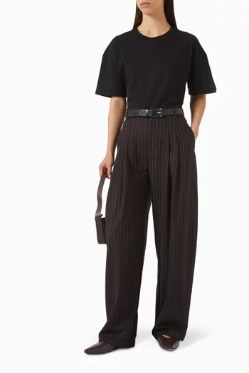 تي شيرت بقصة فضفاضة قطن عضوي