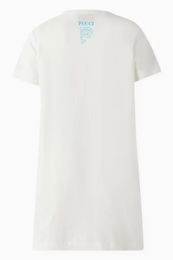 Printed T-shirt Dress in Jersey