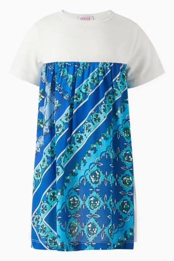 Printed T-shirt Dress in Jersey