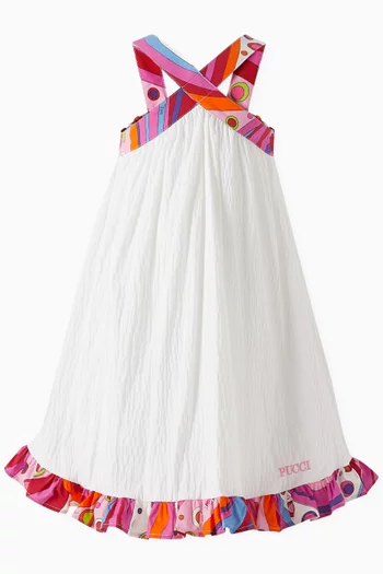 Fontane-print Dress in Cotton-blend