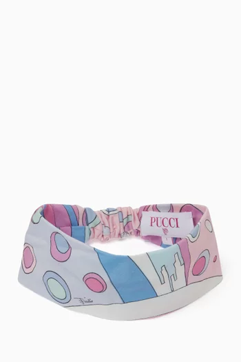 Abstract Pattern Headband in Cotton
